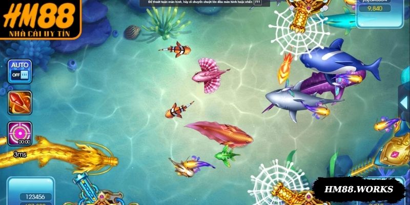 Bắn cá rồng chuyên nghiệp trong đại dương huyền ảo